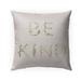 Be Kind Pink Outdoor Pillow by Kavka Designs