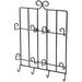 Bard s Black Wrought Iron Wall Mounted 4 Cup and 4 Saucer Display Hanger 15.75 H x 11.5 W x 2 D (For 6 Saucers) Pack of 2