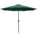 Topeakmart 11ft Patio Umbrella Market Umbrella with 8 Ribs Tilt and Crank for Garden Deck Backyard Pool Beach Dark Green