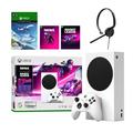 Microsoft Xbox Series S Fortnite & Rocket League Midnight Drive Pack Bundle with Flight Simulator Full Game and Mytrix Chat Headset