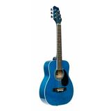 Stagg 1/2 Size Dreadnought Acoustic Guitar - Blue - SA20D 1/2 BLUE