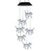 LED solar bee wind chimes mobile hanging wind chimes for home garden decoration