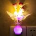 Assorted Mushroom Night Lights 7 Color Change Plug Light Sensor Wall Lamp LED Night Lights Mini Magic Mushroom Night Lights Sensor Wall Lamp for Kids Adult (Tulip)