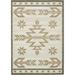 Unique Loom Albuquerque Indoor/Outdoor Modern Rug Beige/Brown 7 x 10 Rectangle Geometric Southwestern Perfect For Patio Deck Garage Entryway