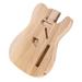 Muslady TL-T02 Unfinished Electric Guitar Body Sycamore Wood Blank Guitar Barrel for TELE Style Electric Guitars DIY Parts