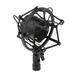 Universal Microphone Shock Mount Holder Anti Vibration for Condenser Mic Idea for Radio Broadcasting Voice-over Studio and Recording