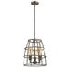 Acclaim Lighting - Rebarre - Three Light Pendant in Industrial Style - 13 Inches