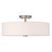 Livex Lighting - Meridian - 4 Light Semi-Flush Mount in Modern Style - 18 Inches