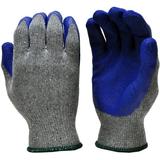 G & F Knit Glove with Textured Latex Coating Gripping Work Gloves 12 Pairs Size Large