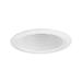 Jesco Lighting TM5509WHWH 5 in. Line Voltage Metal Step Baffle Trim- White Baffle- White Trim