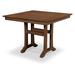 POLYWOODÂ® Modern Trio 37 x 37 in. Farmhouse Patio Dining Table