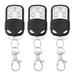 Smrinog 3pcs 433MHz 4CH Car Key Fob Garage Door Opener Remote Control Duplicator