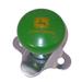 John Deere Steering Wheel Spinner Current Logo in Yellow on Green Knob TY27746