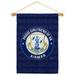 Air Force Proud Girlfriend Airman Garden Flag Set National Guard 13 X18.5 Double-Sided Yard Banner