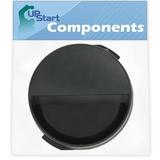 2260502B Refrigerator Water Filter Cap Replacement for KitchenAid KSRL25FRST03 Refrigerator - Compatible with WP2260518B Black Water Filter Cap - UpStart Components Brand