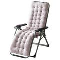 Patio Chaise Lounger Cushion Indoor/Outdoor Chaise Lounger Cushions Rocking Chair Sofa Cushion with Tie 63 x20