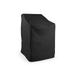 Covermates Stacking Chair Cover - Heavy-Duty Polyester Weather Resistant Drawcord Hem Seating and Chair Covers-Ripstop Black