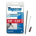 Tapcon 28367 Star Flat Head Concrete Screws 2-3/4 Steel