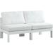 Meridian Furniture Nizuc White Outdoor Patio Modular Sofa