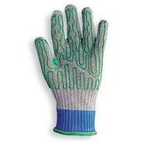 Silver Talon Glove with Grip Left - Medium Gray