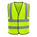 Reflective Vest Breakaway Velcro Safety Vests Class 2 ANSI High Visibility Construction Uniform
