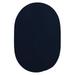 BR52R144X180 Boca Raton - Navy 12 x15 Rug 100% Polypropylene - Oval.