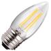 Halco 85055 - B11CL4ANT/827/E26/LED2 Blunt Tip LED Light Bulb