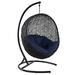 Afuera Living Patio Swing Chair in Navy