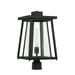 Savoy House 5-2024-BK Denver 1 Light Outdoor Post Lantern in Matte Black (10 W x 19 H)