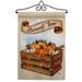Harvest Time Garden Flag Set & Autumn Fall 13 X18.5 Double-Sided Decorative Vertical Flags House Decoration Small Banner Yard Gift