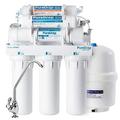 PureDrop RTW5AK Reverse Osmosis Alkaline Water Filtration System pH+ Alkaline Remineralization RO Water Filter System Under Sink 6 Stage Under Sink RO Water Filter with Faucet TDS Reduction