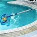AoHao Pool Net Leaf Skimmer for Pools Leaf Skimmer with 120cm Aluminum Handle and Fine Mesh Pool Net for Pool Cleaning and Bottom Dirt