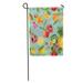 KDAGR Tropical Fruits Summer Pattern in of Oranges Lemons Pomegranates Pineapple Garden Flag Decorative Flag House Banner 12x18 inch