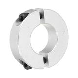 Uxcell Shaft Collar 0.87 Inch Bore Double Split Aluminum Clamping Collar Shaft Collars with Set Screw Silver Tone