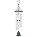 CC Outdoor Living 30 Silver and Black Treasured Memory Outdoor Patio Garden Wind Chimes