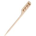 Darling Foodservice Well Bamboo Steak Marker - 100 / BG