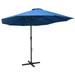 vidaXL Outdoor Umbrella Parasol with Double Top Patio Sunshade Shelter Aluminum