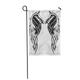 KDAGR Angel Wings Tattoo Gothic Tribal Abstract Bird Eagle Garden Flag Decorative Flag House Banner 12x18 inch