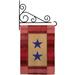 Service Two Star Garden Flag Set Armed Forces 13 X18.5 Double-Sided Decorative Vertical Flags House Decoration Small Banner Yard Gift