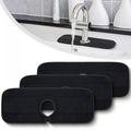 3-Pack Sink Drying Pad Drip And Splash Catcher Kitchen Sink Splash Guard Behind Faucet Microfiber Faucet Absorbent Pad Kitchen Countertop Drying Pad For Kitchen Farmhouse And Rv