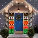 Christmas Nutcracker Banner Decorations Outdoor - Solider Nutcracker Christmas Banner - for Front Door Yard Porch Garden