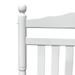 Dcenta BALCONY PORCH ADULT ROCKING CHAIR - WHITE