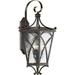 Progress Lighting - Three Light Wall Lantern - Outdoor - Cadence - Outdoor Light