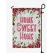 Printtoo White Home Sweet Home Garden Summer Camping Flags For Campers Double SidedFlagOutdoor Decor Sign CampsiteFlag