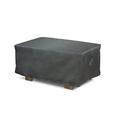 Summerset Shield Titanium 3-Layer Water Resistant Outdoor Coffee Table Cover - 56x28 Dark Grey