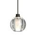 Besa Lighting - Boca 5 - One Light Cord Pendant-Bronze Finish-Clear Bubble Glass