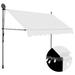 Suzicca Manual Retractable Awning with 98.4