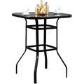 Bambina Patio Tempered Glass Bar Table