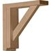 2.5 in. W x 8.75 in. D x 8.25 in. H Traditional Shelf Bracket Alder