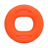 Hand Grip Strengthener Silicone Rings Resistance Hand Gripper strength training Orange 50LB 60LB